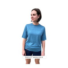 Women’s One Quiver Merino MTB Jersey, Short Sleeve, Spruce