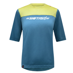 Shifty 150 Merino Jersey, Spruce/Limoncello
